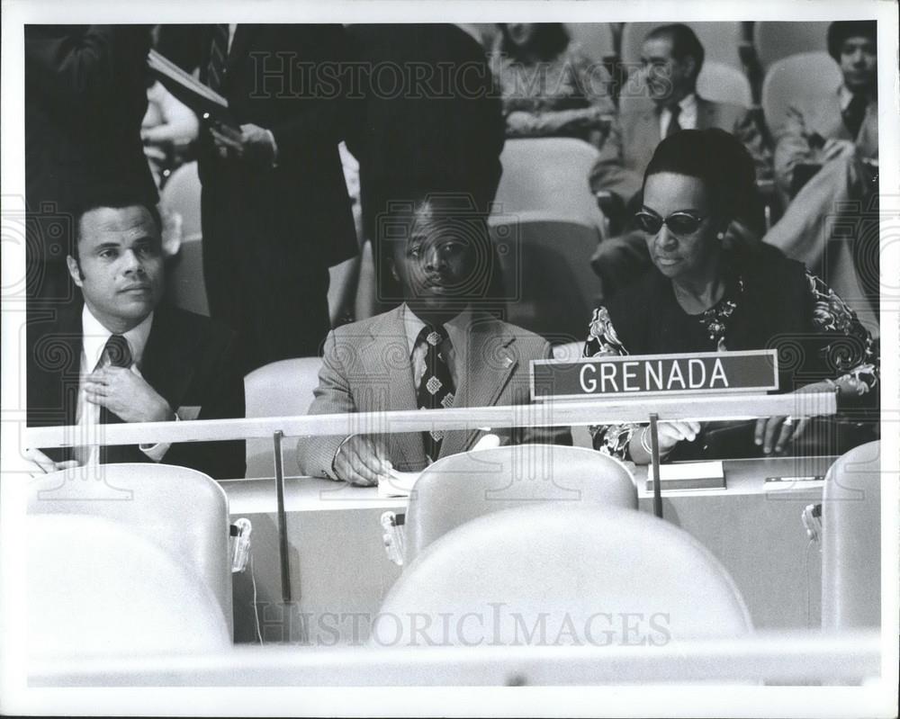 Press Photo Grenada rep Mrs. Marie-Jo McIntyre at the UN - Historic Images