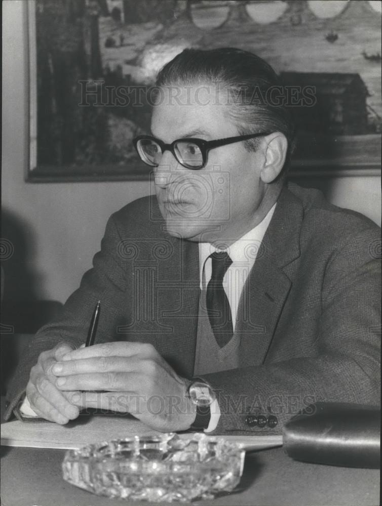 1967 Press Photo Secretary, Italian Communist Party Luigi Longo - Historic Images