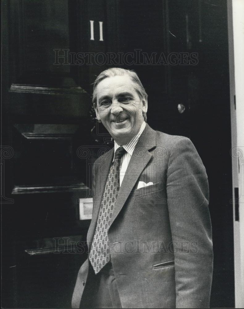 Press Photo Len Murray TUC General Secretary Arrives No. 11 Downing Street - Historic Images