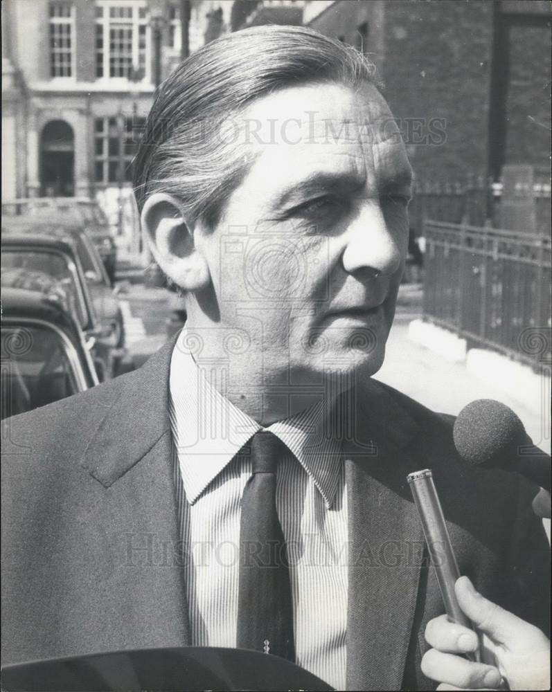 1974 Press Photo Len Murray General Secretary T.U.C. Department Employment - Historic Images