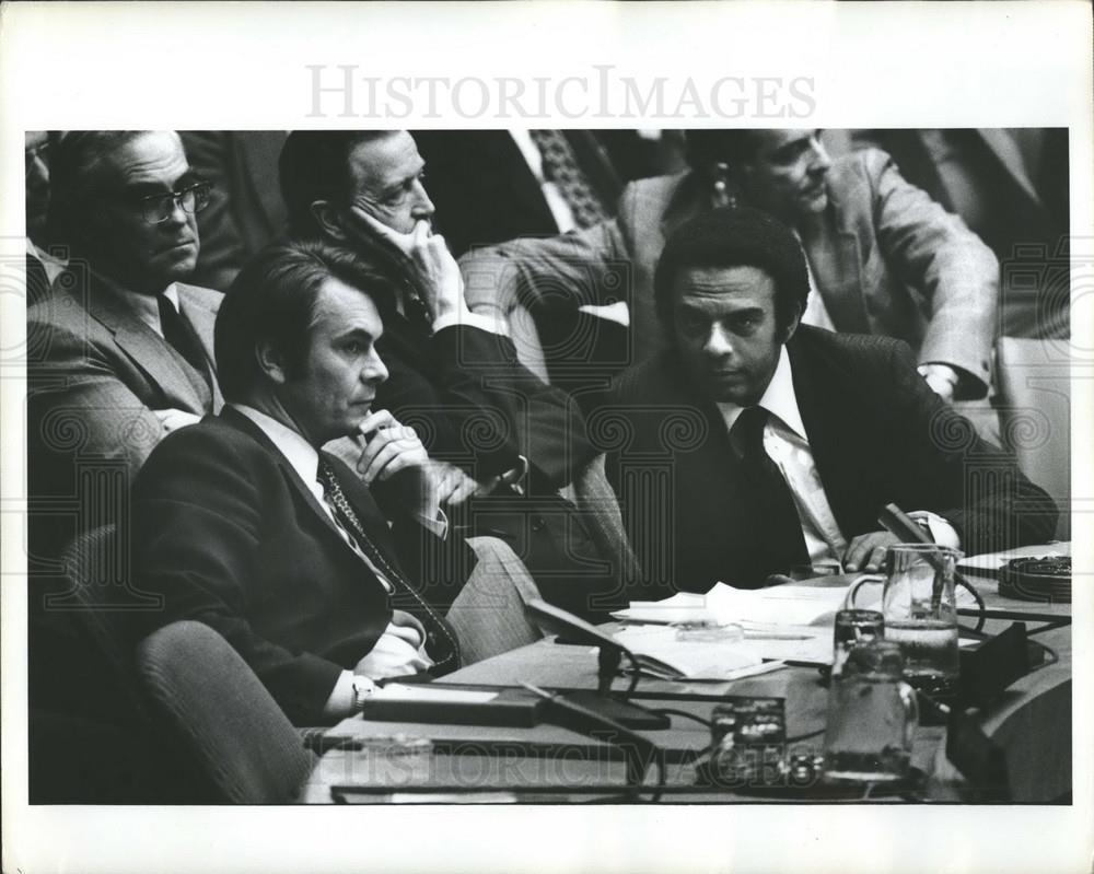 1977 Press Photo UN Security Council Meets On Rhodesia - Historic Images