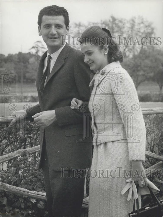 1965 Press Photo Italian Princess Olympia Torlonia, Paul Louis Weiller - Historic Images