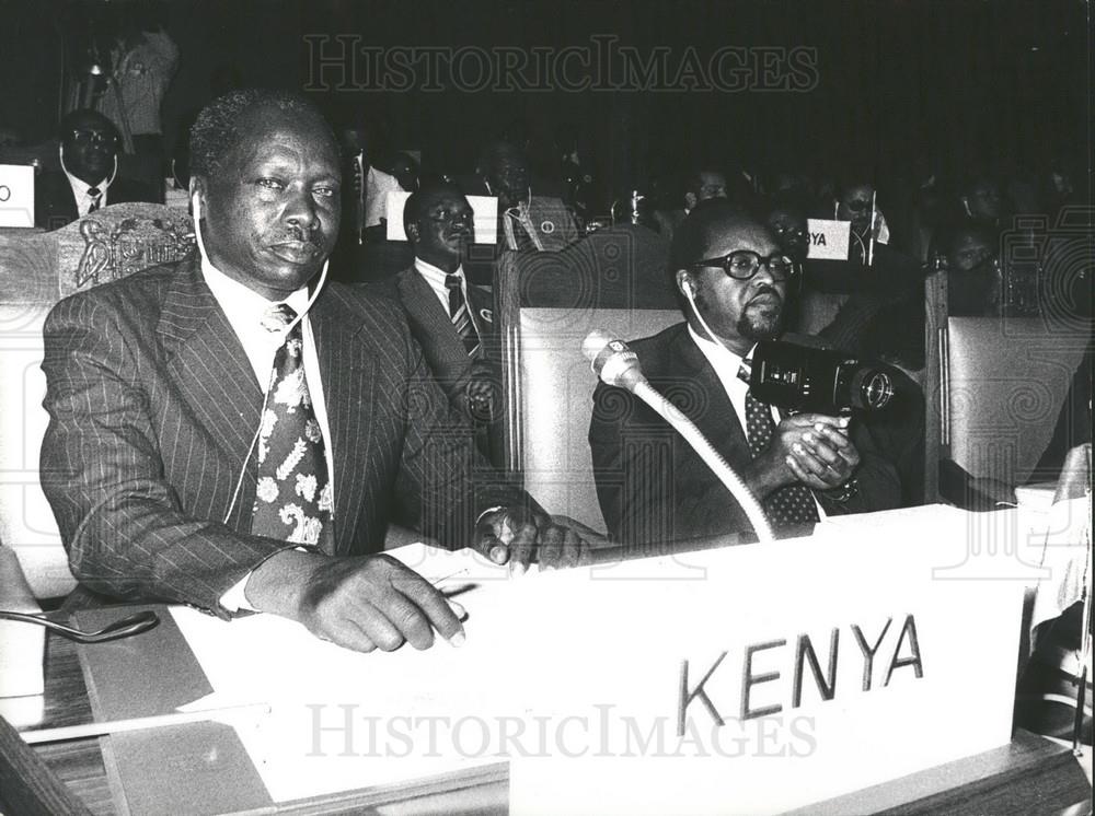 1976 Press Photo Vice-President Daniel Arap Moi of Kenya - Historic Images