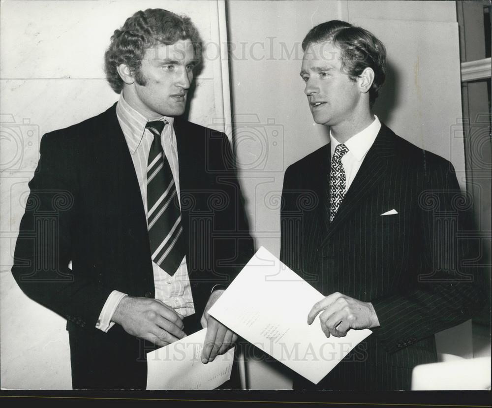 1972 Press Photo Joe Bugner British Heavyweight Boxer Richard Meade Equestrian - Historic Images