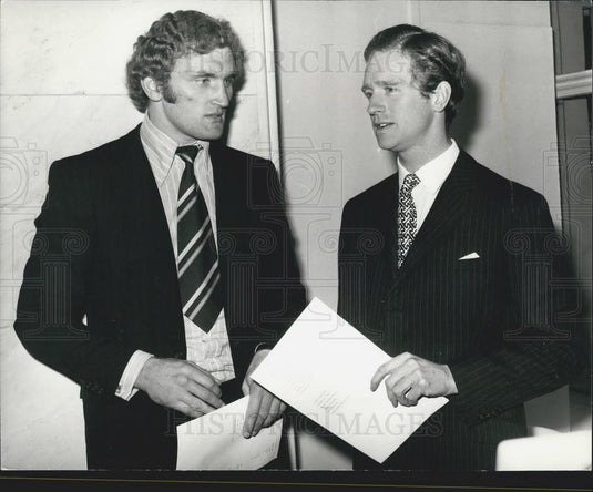 1972 Press Photo Joe Bugner British Heavyweight Boxer Richard Meade Equestrian - Historic Images