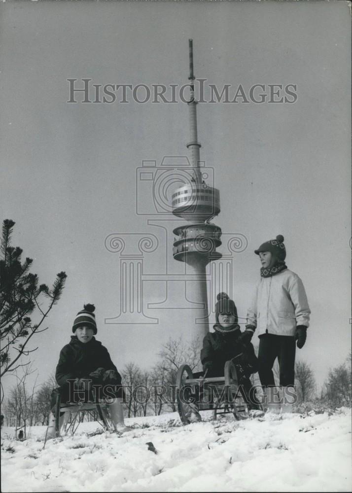 1971 Press Photo Olympic Site In Munich Ready For Winter Sports - Historic Images