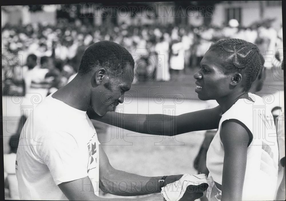 Press Photo Alice Adala of Kenya Montreal Olympics - Historic Images