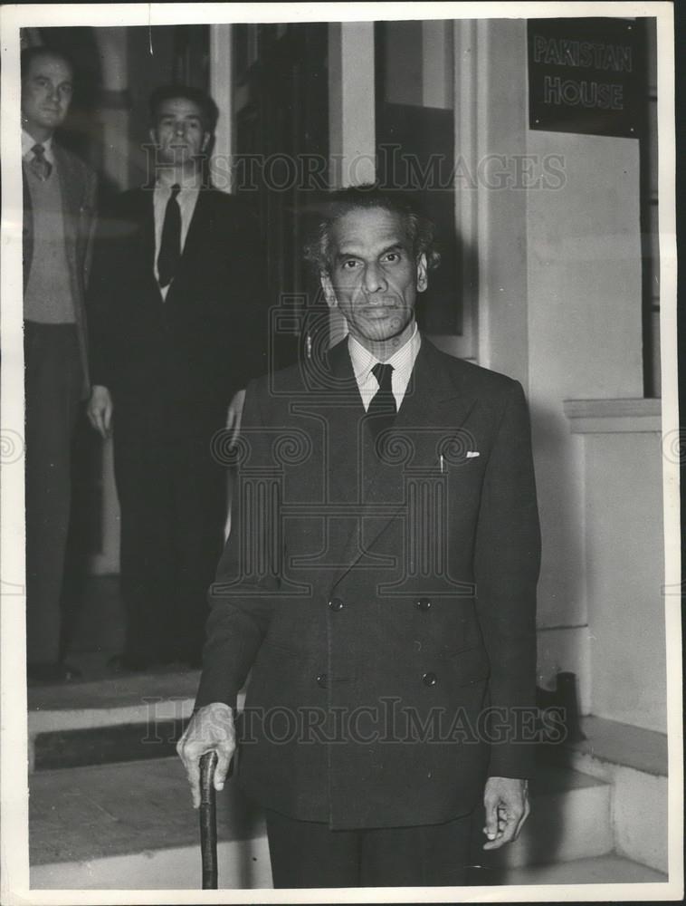 1951 Press Photo Prime Minister of Pakistan Liaquat Ali Khan, shot dead during s - Historic Images