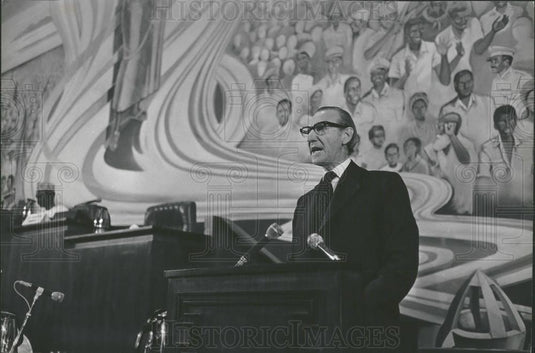1974 Press Photo UN Secretary General Kurt Waldheim, Mogadishu Summit - Historic Images