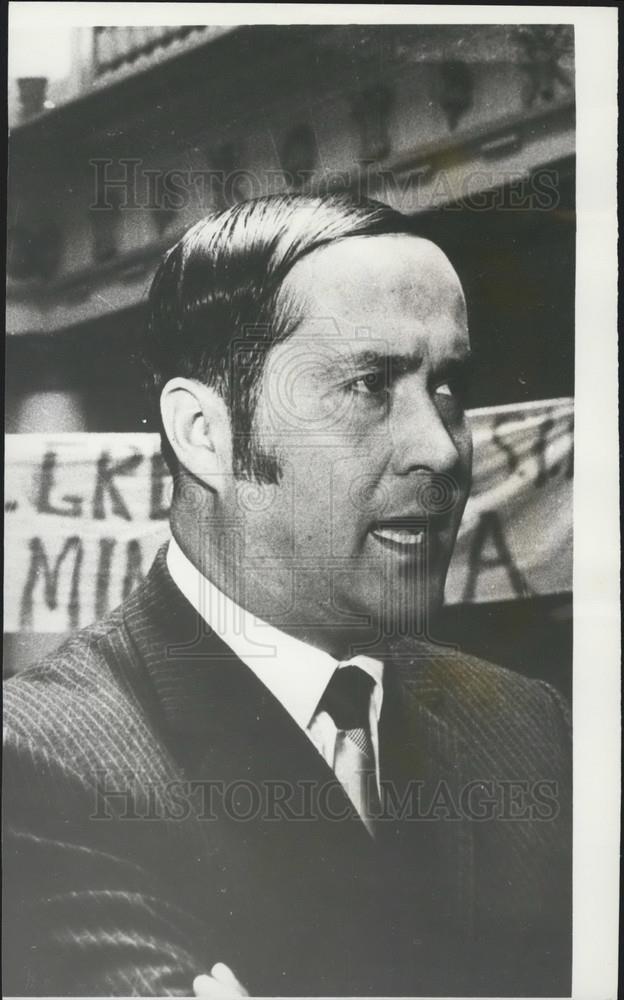 1970 Press Photo Dr. Jorge Gallardo Lozada.Minister in New Bolivian Cabinet - Historic Images