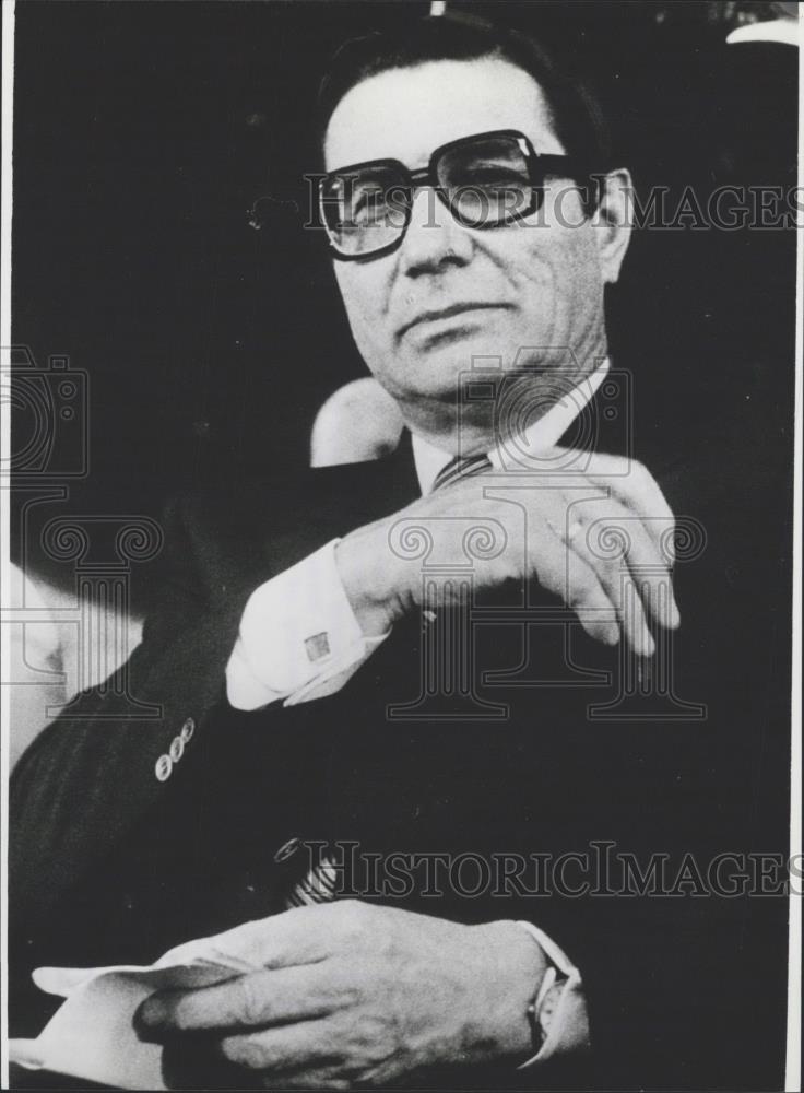 Press Photo German Minister of the Interior Werner Maihofer Resigns - Historic Images