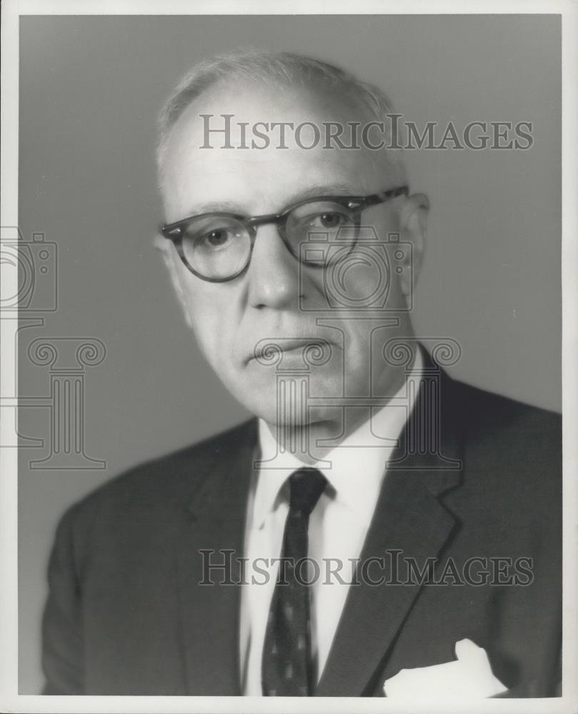 1967 Press Photo Arne Lier, Structural Engineer, Port of New York - Historic Images