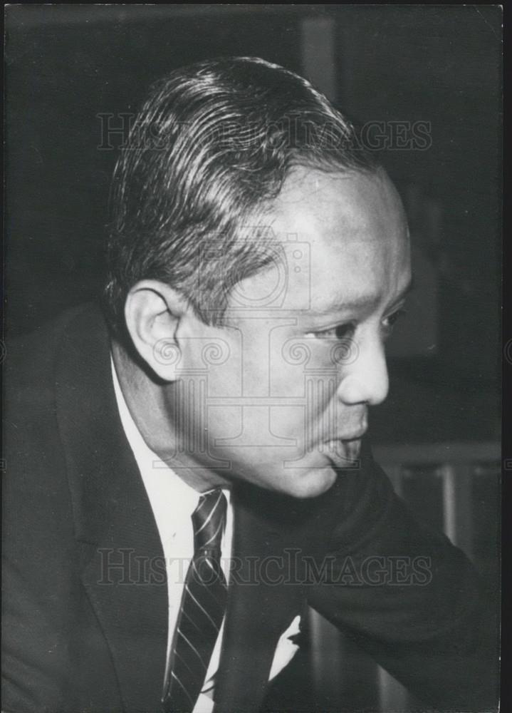 1961 Press Photo M. Thant Secretary General of the United Nations - Historic Images