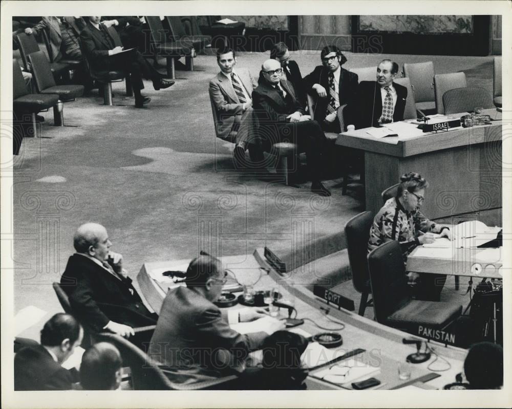 1976 Press Photo Ahmed Esmat Abdel Meguid at the UN - Historic Images