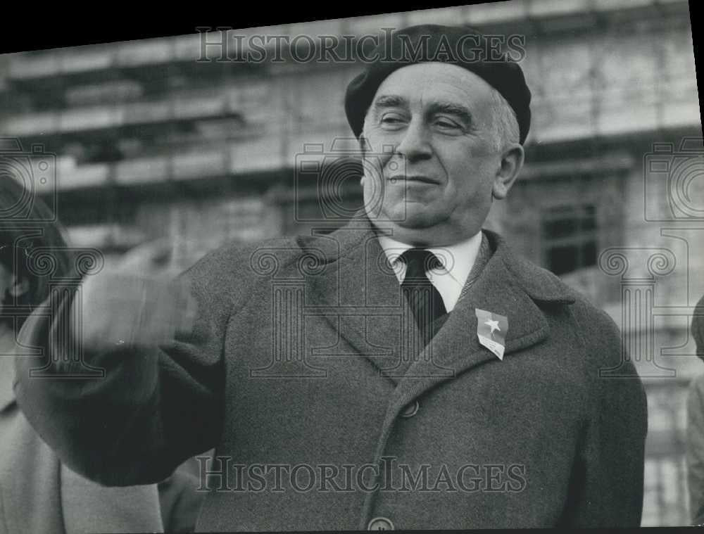 Press Photo Luigi Longo Secretary of the Communist Party - Historic Images