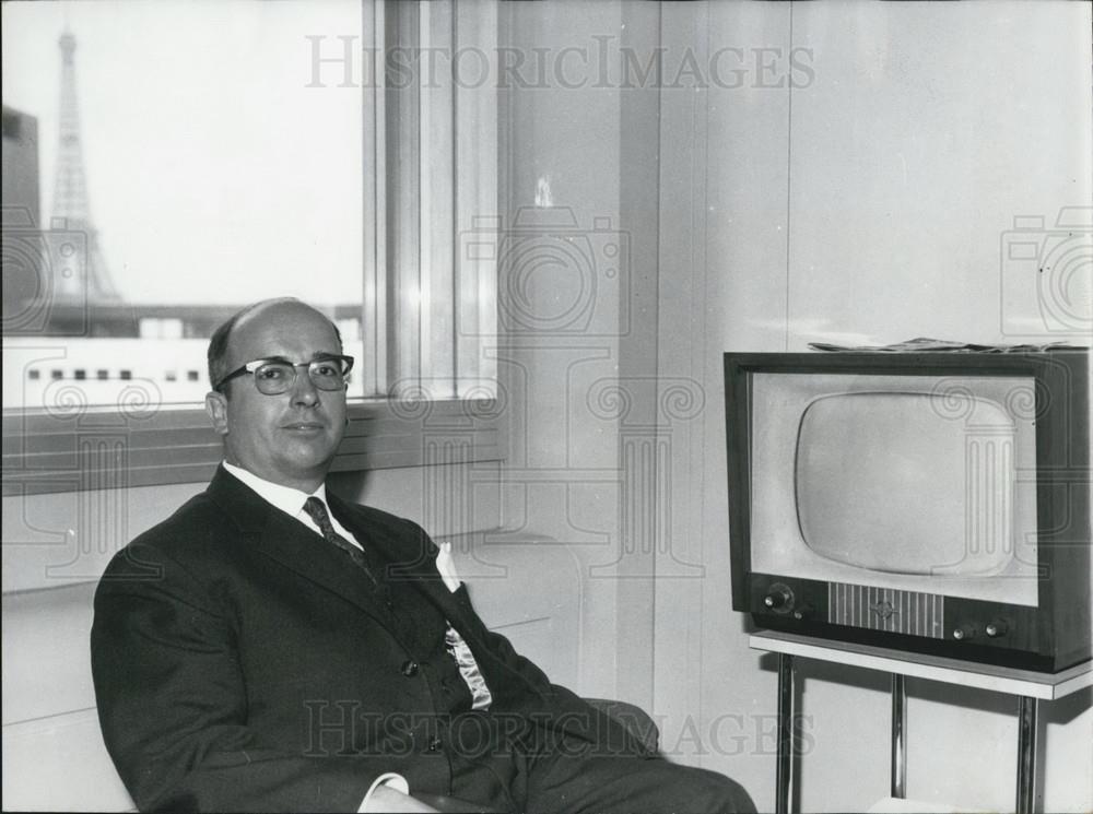 1926 Press Photo Mr. Pierre de Boisdeffre ,head of the French Radio-Television - Historic Images