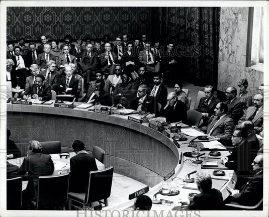 1979 Press Photo United Nations Security Council, New York City - Historic Images