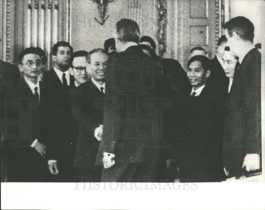 1968 Press Photo Peace Talks Open in Paris - Historic Images