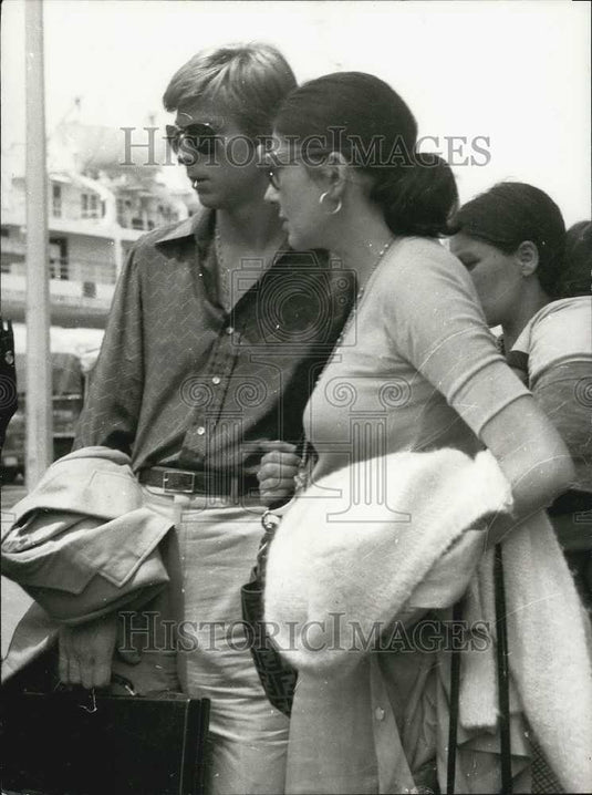 1975 Press Photo Princess Soraya & Oldrin De Bardot - Historic Images