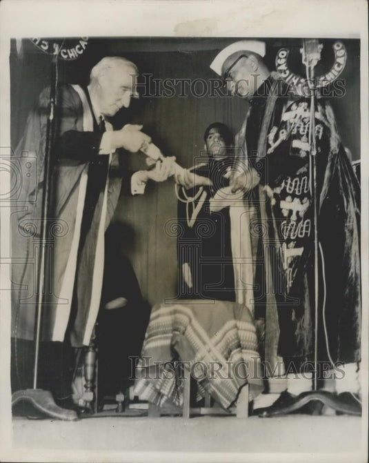 Press Photo Dr. Rajendra Prasad & Lord Boyd Orr - Historic Images