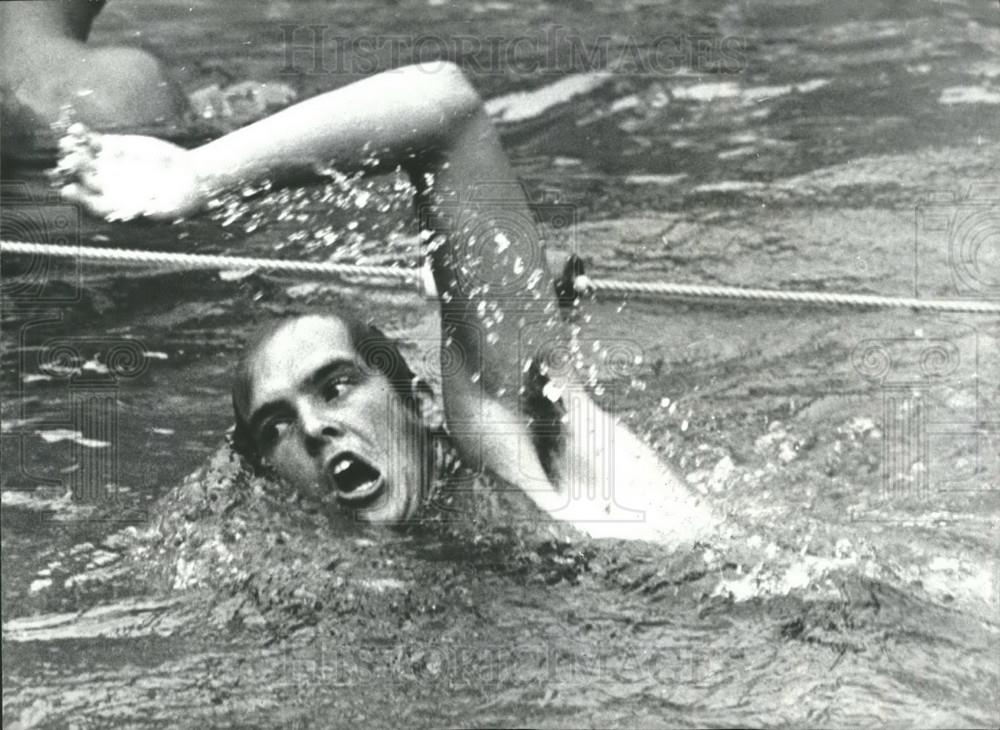 Press Photo Prince Albert,Swimming, Son of Princess Grace - Historic Images