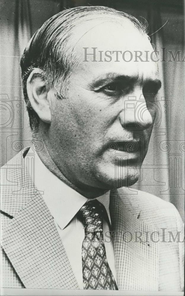 1973 Press Photo Ezequiel Martinez Alliance Republican Federale Argentina - Historic Images