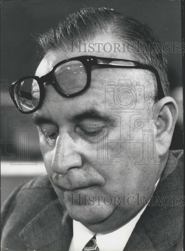 Press Photo Italian Prime Minister Mariano Rumor - Historic Images