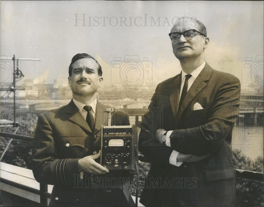 1967 Press Photo Wing Commander Henry Merriman, Concord Project JA Hamilton - Historic Images