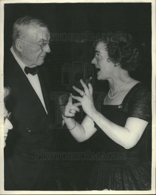 1958 Press Photo Denmark Secretary of Church Mrs Bodil Koch - Historic Images