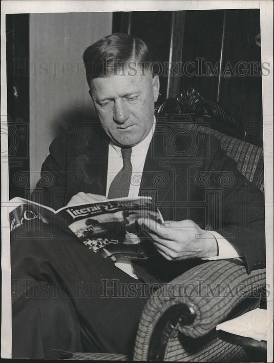 1934 Press Photo Veteran White Sox Pitcher Urban Faber Retires - Historic Images