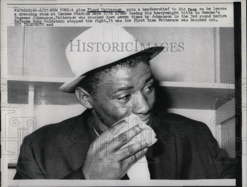 1959 Press Photo Ex heavyweight champ Floyd Patterson in training - Historic Images