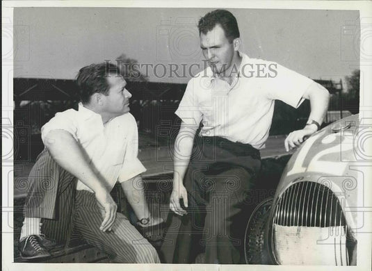 1941 Press Photo Wilbur Shaw 3 Time Indianapolis Winner - Historic Images