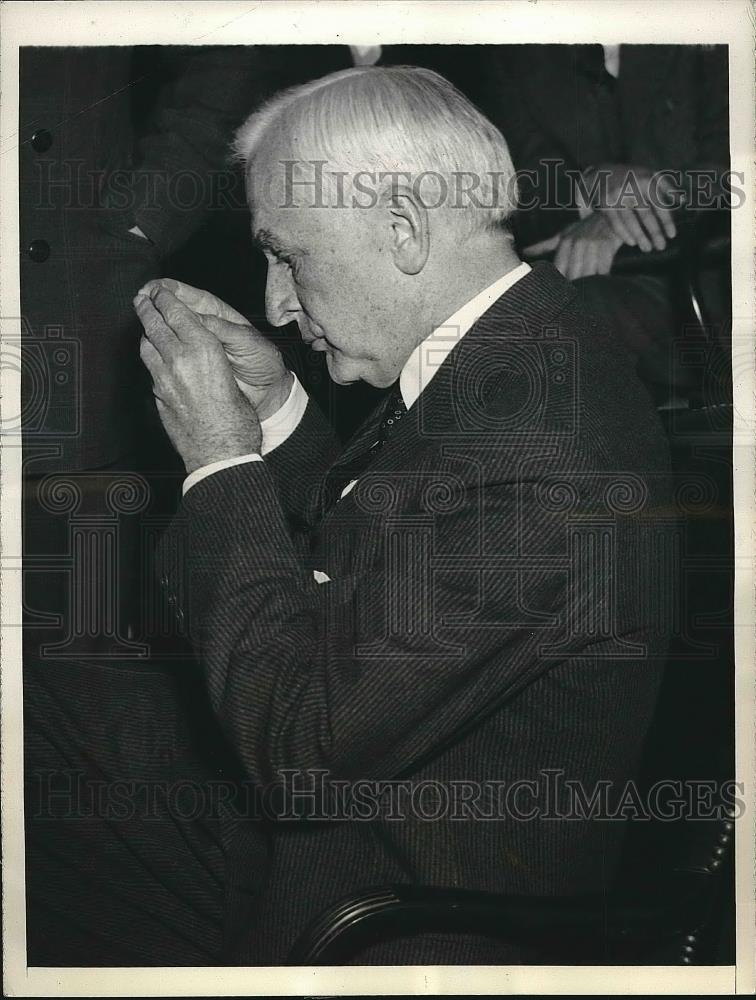 1939 Press Photo Secretary Of State Cordell Hull Senate Finance Committee U.S. - Historic Images