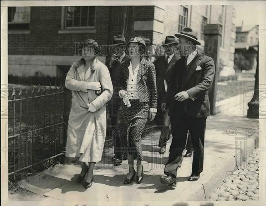 1933 Press Photo Eugenia Woodward Jelke & Mrs AH Woodard - Historic Images
