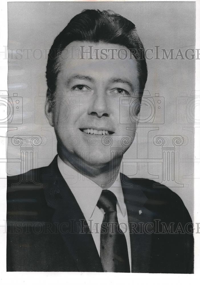 1970 Press Photo Council President Bryce N. Lynn Cotton Producer From Gilliam - Historic Images