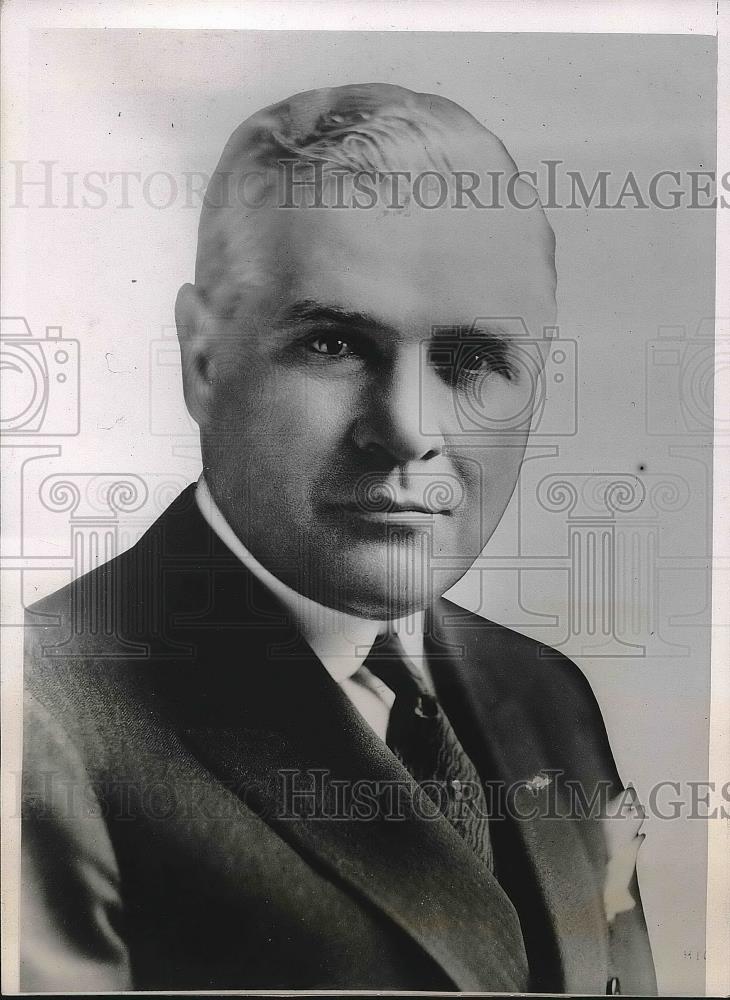 1938 Press Photo Wisconsin Gubernatorial Candidate Julius Hail Portrait - Historic Images