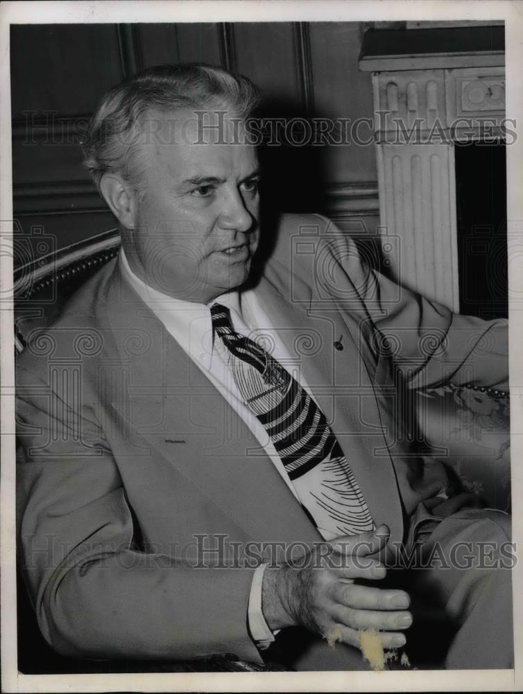 1944 Press Photo Gov John Wicker Interview - nea44953 - Historic Images