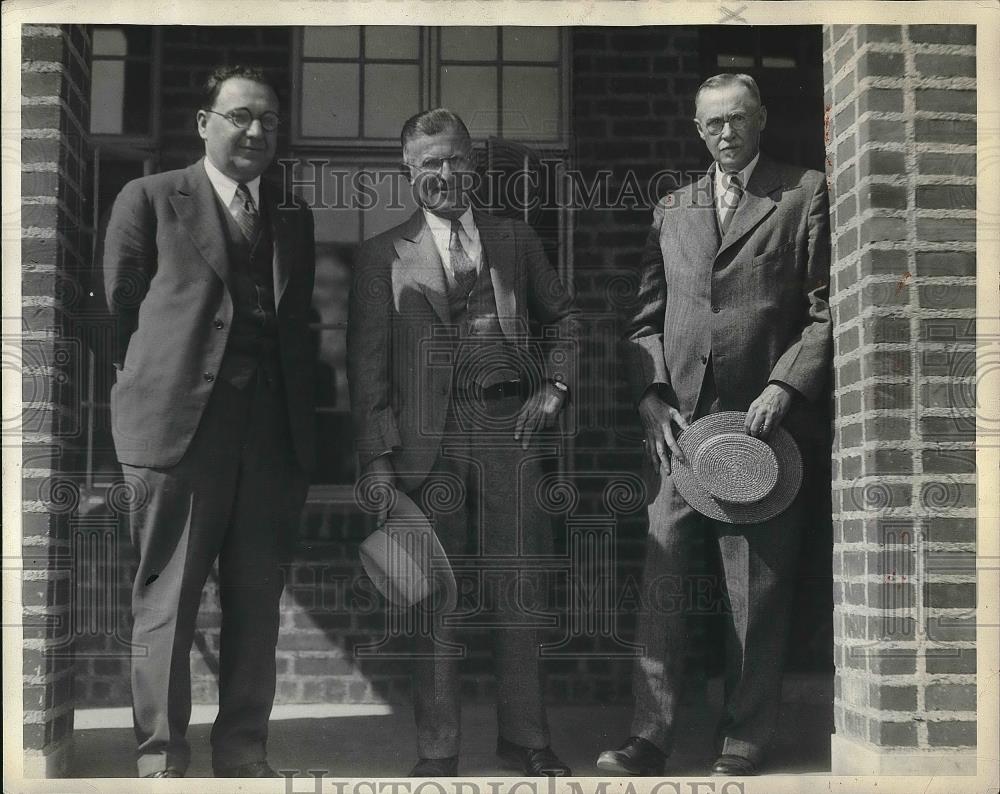 1929 Press Photo Bnai Brith past pres J Drucker &amp; others - Historic Images