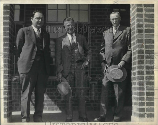 1929 Press Photo Bnai Brith past pres J Drucker & others - Historic Images