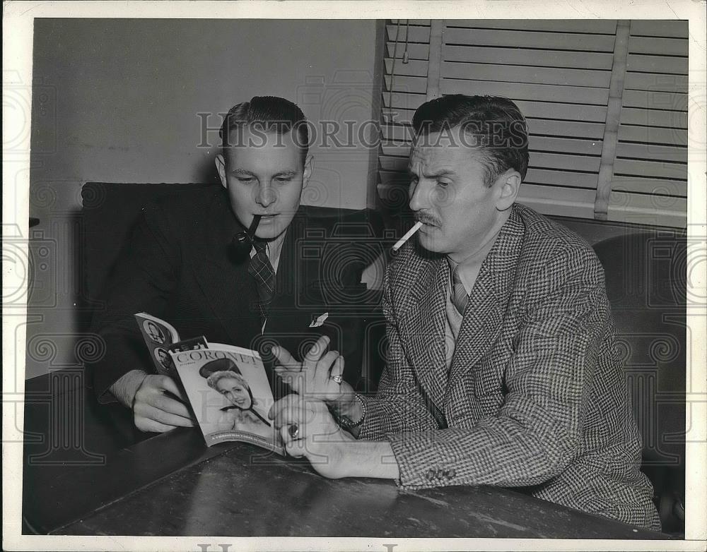 1942 Press Photo Milt Hasselo &amp; Johnny Thompson of Washington Acme - Historic Images