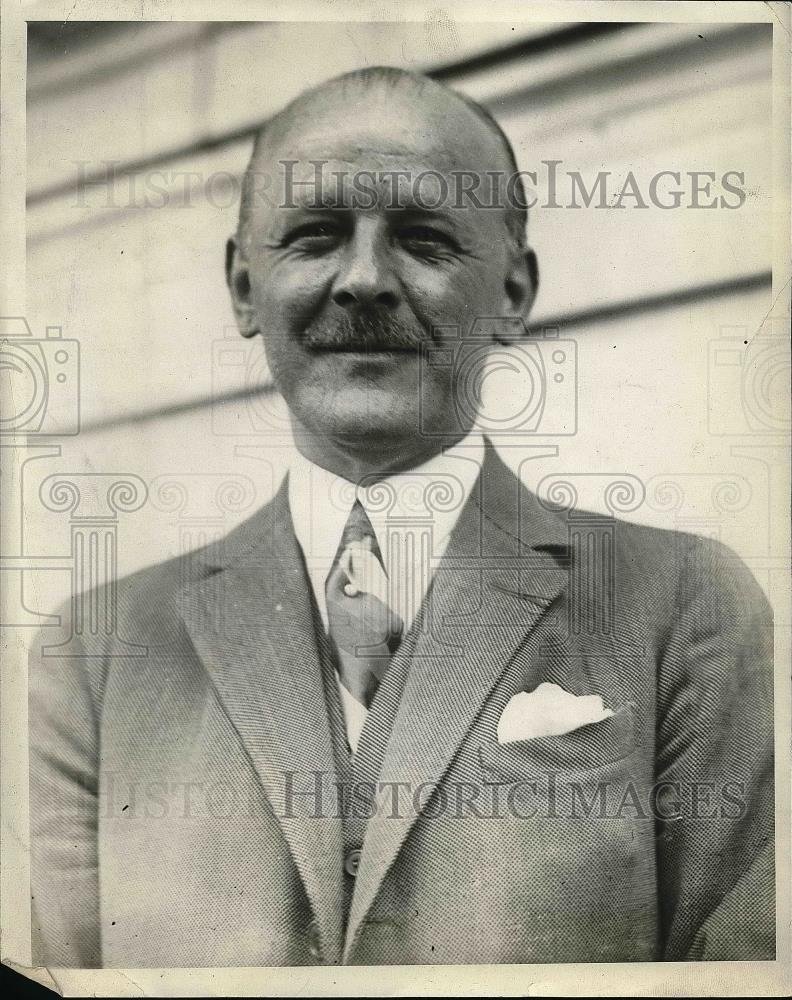 1929 Press Photo Rene Puraux of Paris, France news bureau - nea48085 - Historic Images