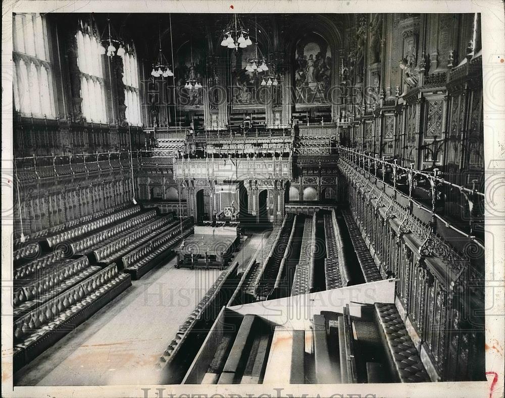 1950 Press Photo Interior of British House of Commons at Parliament - nea48233 - Historic Images
