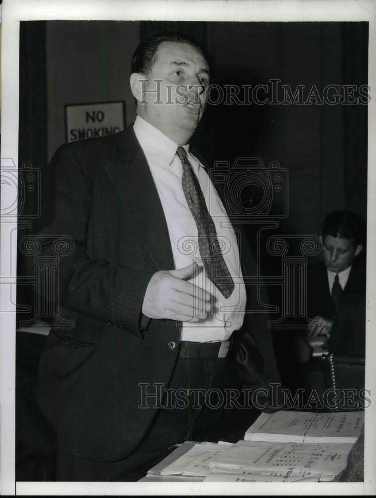 1942 Press Photo Leon Henderson, Price Administrator - Historic Images
