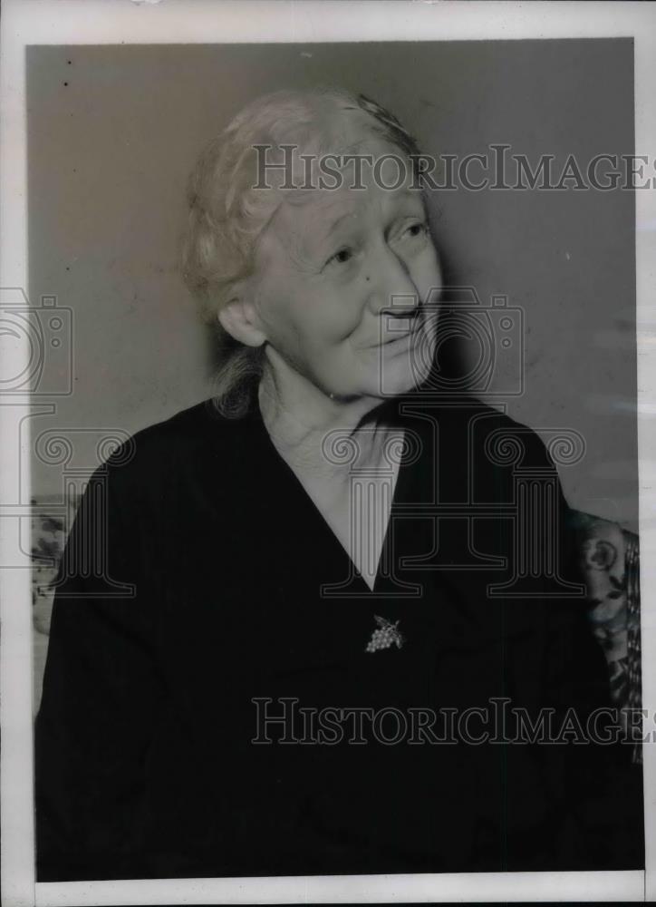 1938 Press Photo Mrs. Julia King Gave Home &amp; Board To Supreme Ct Stanley Reed - Historic Images