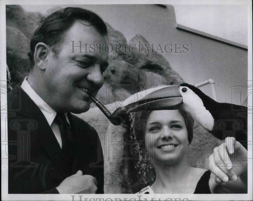 1968 Press Photo FL Gov. Claude Kirk, vice presidential hopeful - Historic Images