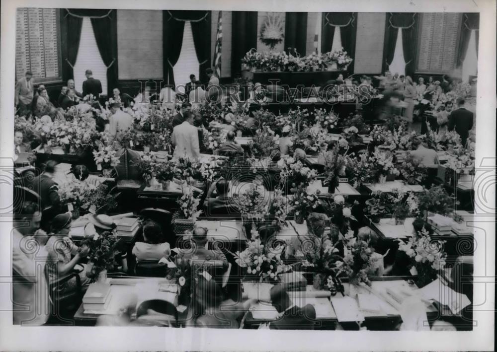 1953 Press Photo The Florida House of Representatives in Tallahassee - Historic Images