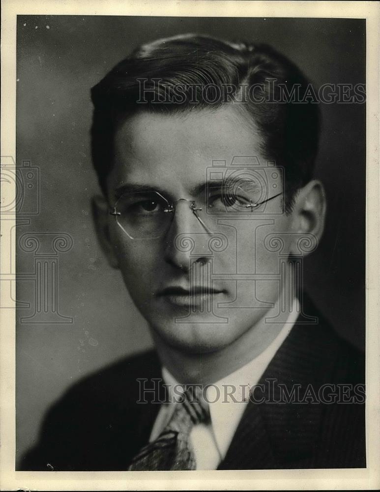 1933 Press Photo Rabbi Albert Goldstein of the Temple of the Heights - nea57134 - Historic Images