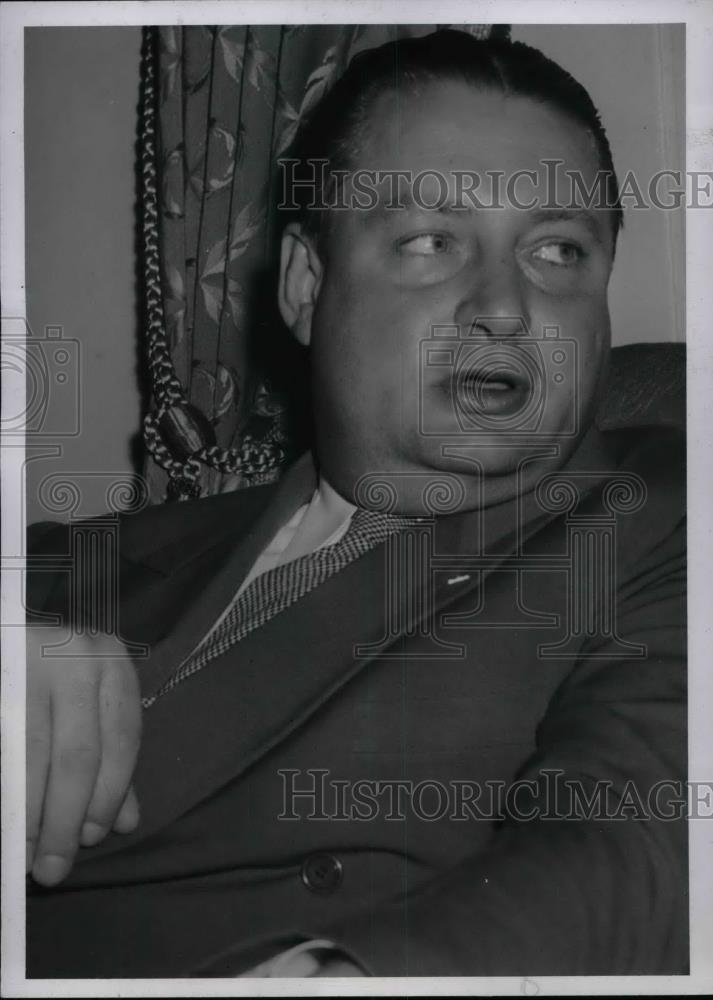 1946 Press Photo Secretary of Interior Julius A. Krug - Historic Images