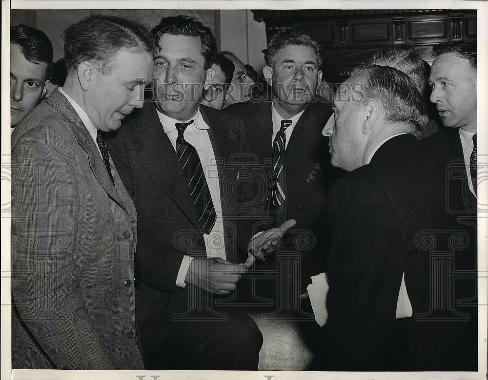 1941 Press Photo Wendell Willkie Confers With Senator D. Worth Clark - nea56831 - Historic Images