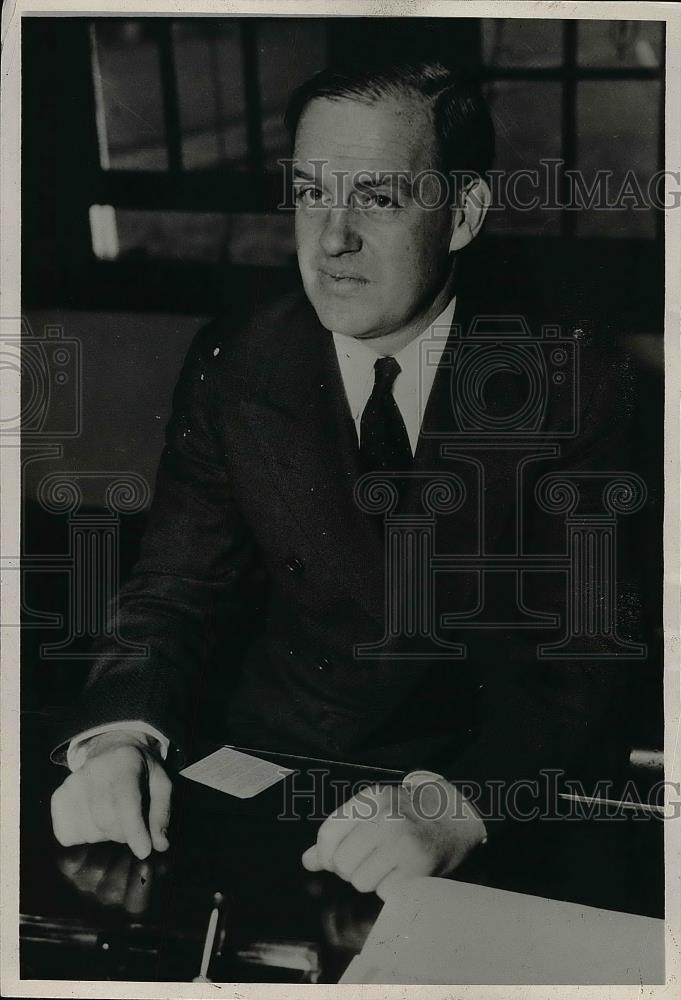 1938 Press Photo Dr. Alex Guerry president of the University of Chattanooga - Historic Images
